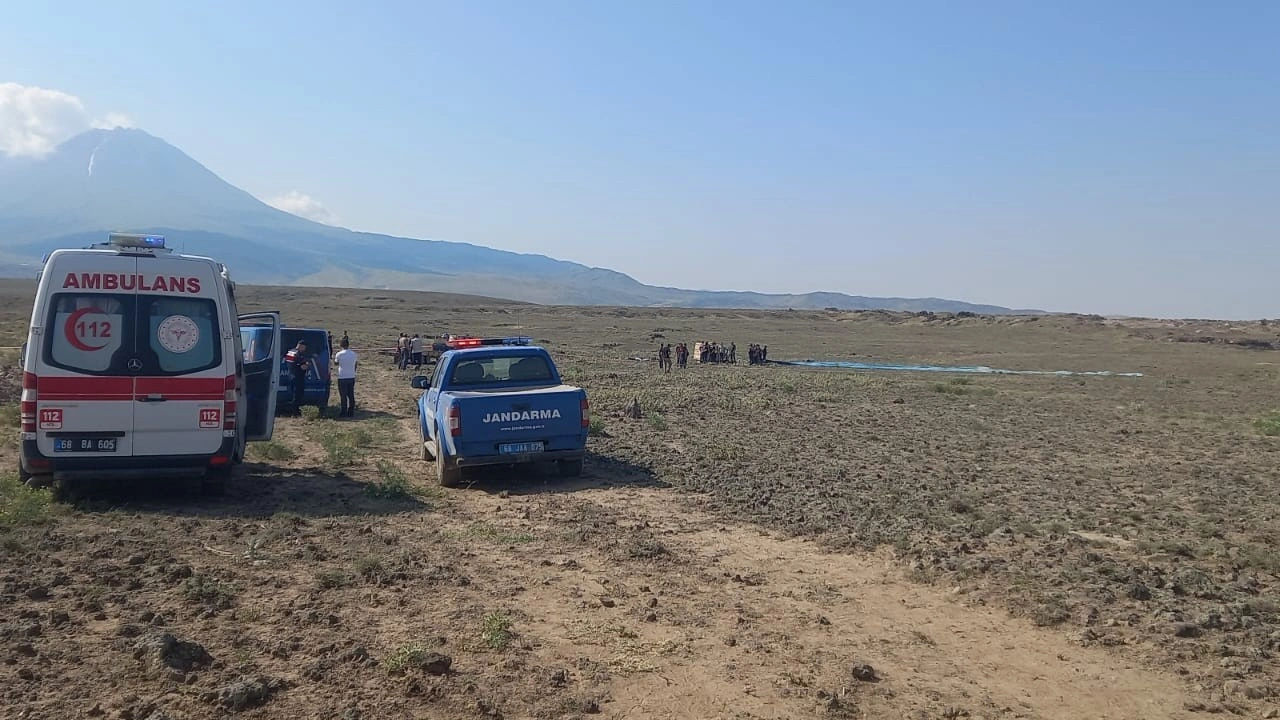 Aksaray'da 2 sıcak hava balonu düştü!