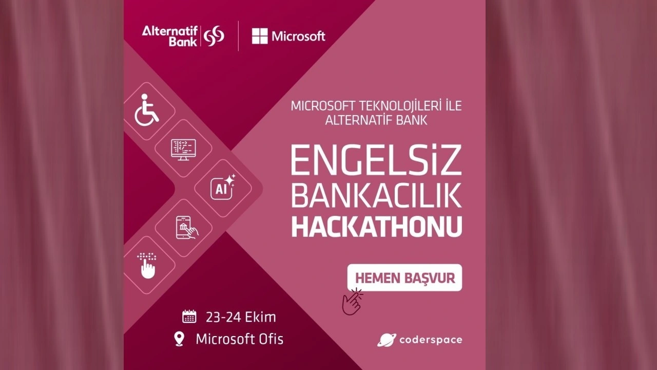 Alternatif Bank ve Microsoft Türkiye’den ‘Engelsiz Bankacılık Hackathonu’