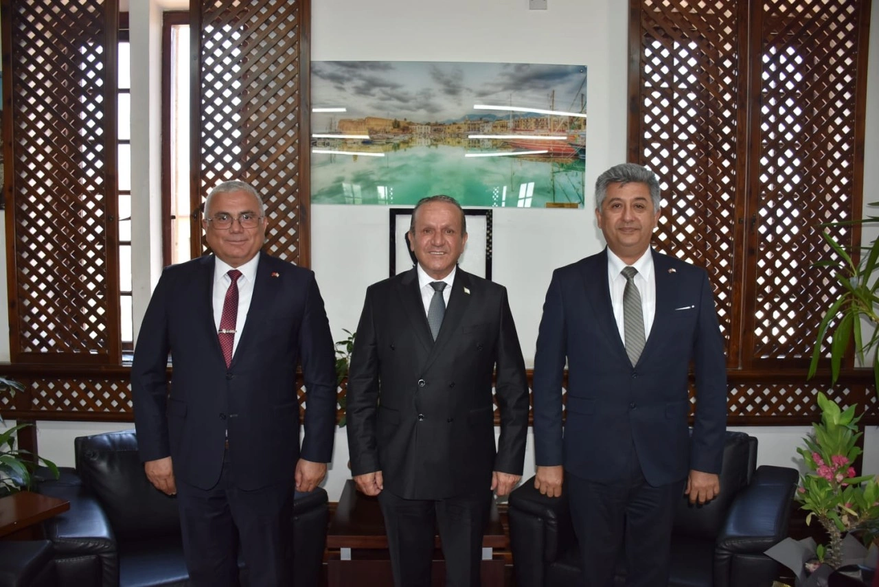 Ataoğlu, Karaca ve Balaban'ı kabul etti