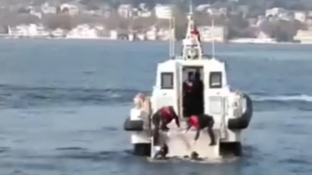 Beykoz'da balık tutanların oltasına ceset takıldı