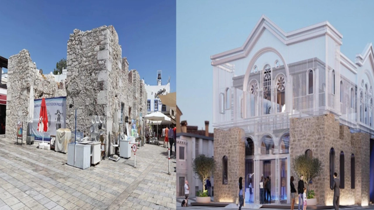 Bodrum'un Tarihi Aya Nikola Kilisesi restore edilecek