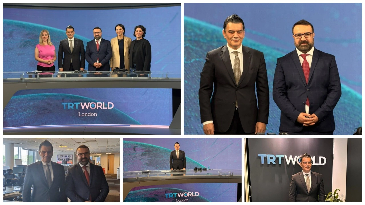 BRTK Yönetim Kurulu Başkanı Özdemir Tokel’den TRT World Londra Ofisi'ne ziyaret
