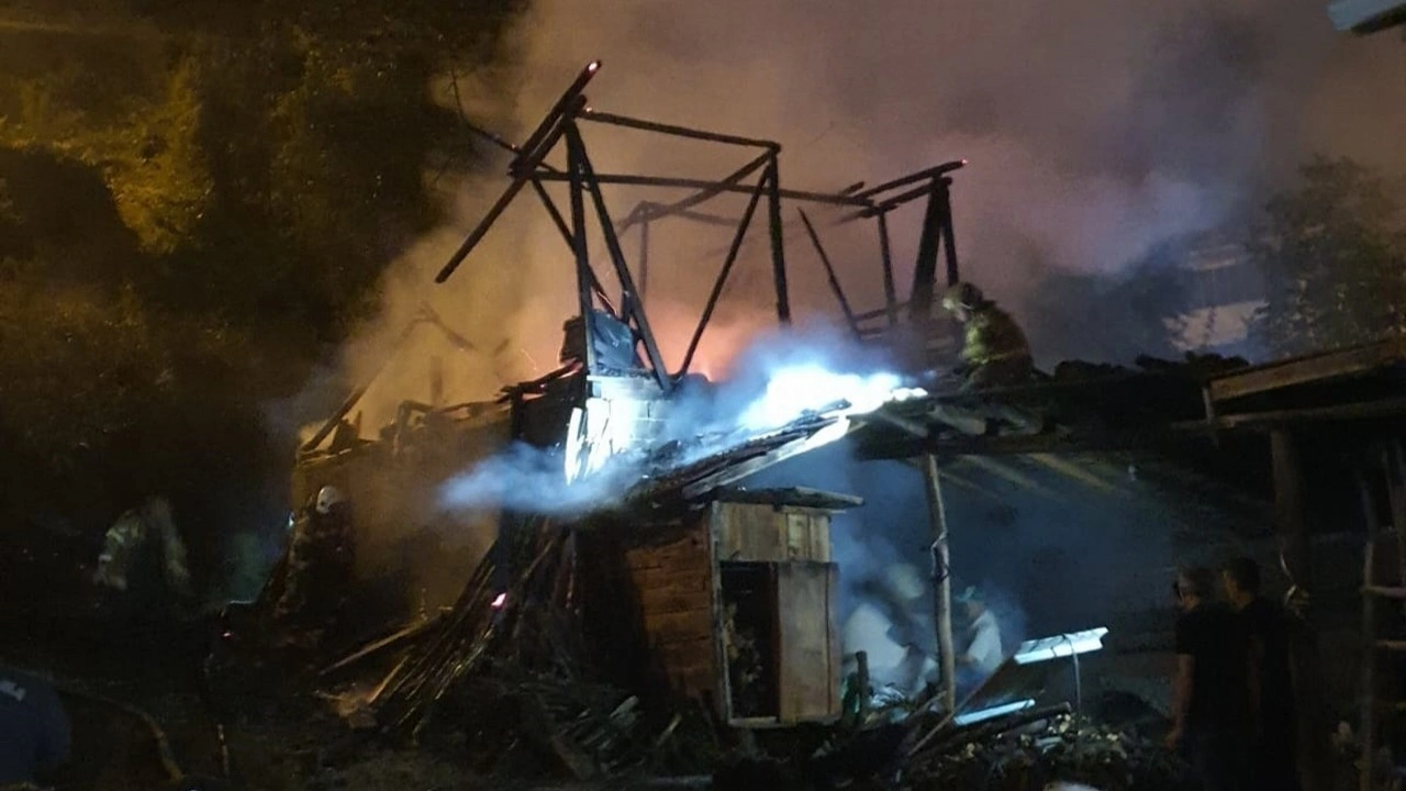 Bursa’nın İnegöl ilçesinde korkutan yangın