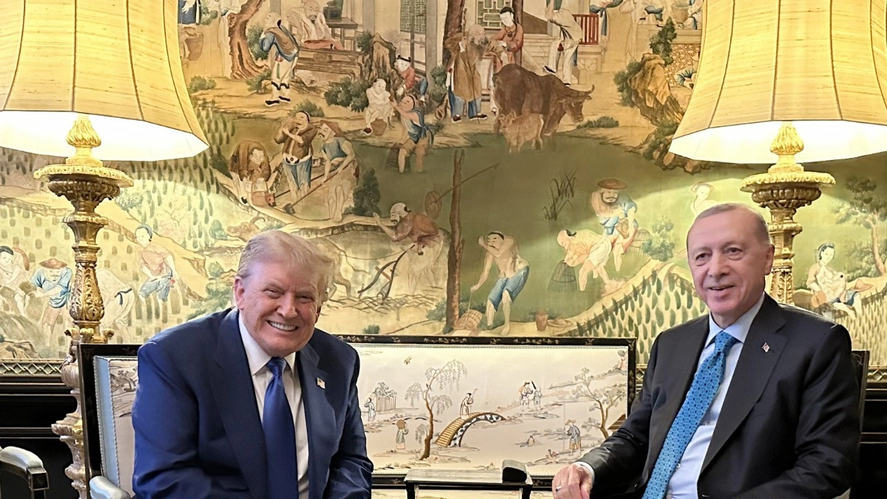 Cumhurbaşkanı Erdoğan, ABD Başkanı Trump ile bir araya geldi