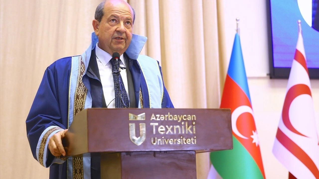 Cumhurbaşkanı Tatar'a Azerbaycan Teknik Üniversitesince fahri doktora unvanı verildi