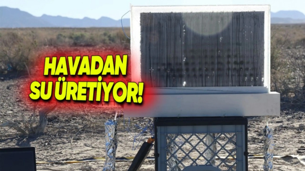 En Kurak Yerlerde Bile Havadan İçme Suyu Üretebilen Cihaz