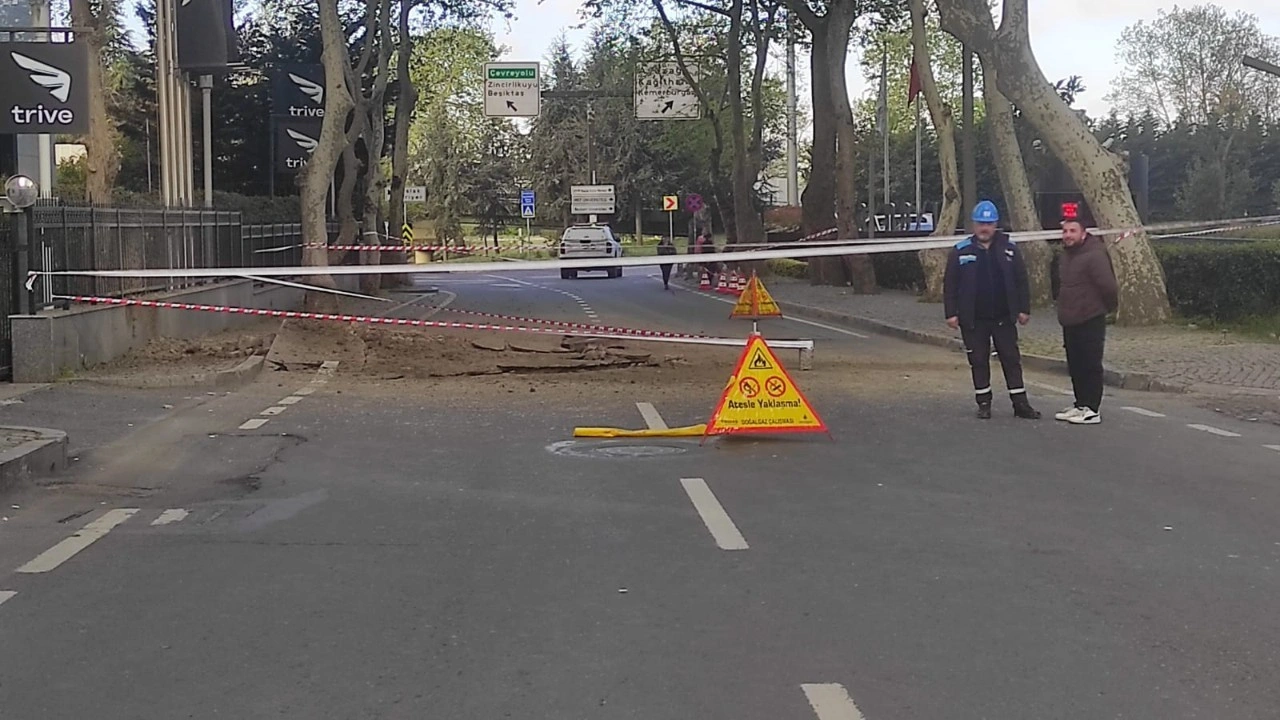 Eski Büyükdere Caddesi trafiğe kapatıldı