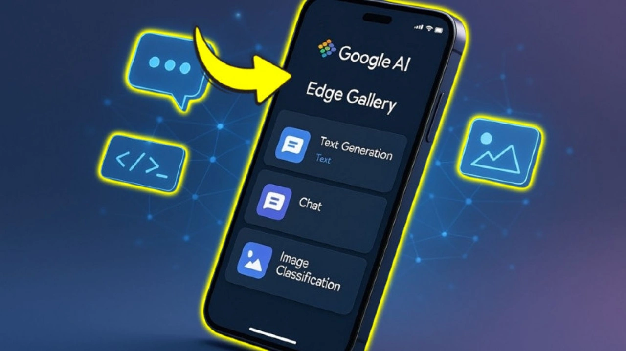 Google'dan Yapay Zekâ Modellerini Doğrudan Telefonunuzdan Çalıştırabileceğiniz Uygulama