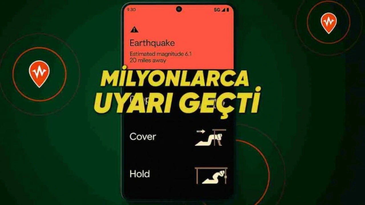 Google’ın Deprem Uyarı Sistemi Bugüne Kadar 790 Milyon Uyarı Gönderdi