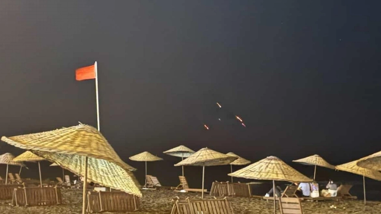İran'dan İsrail'e fırlatılan füzeler Hatay semalarından görüldü
