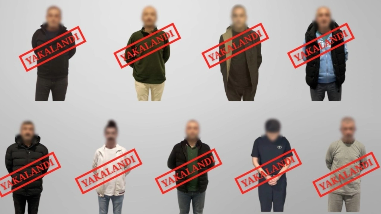 Kırmızı bültenle ve ulusal seviyede aranan 9 suçlu Türkiye'ye getirildi
