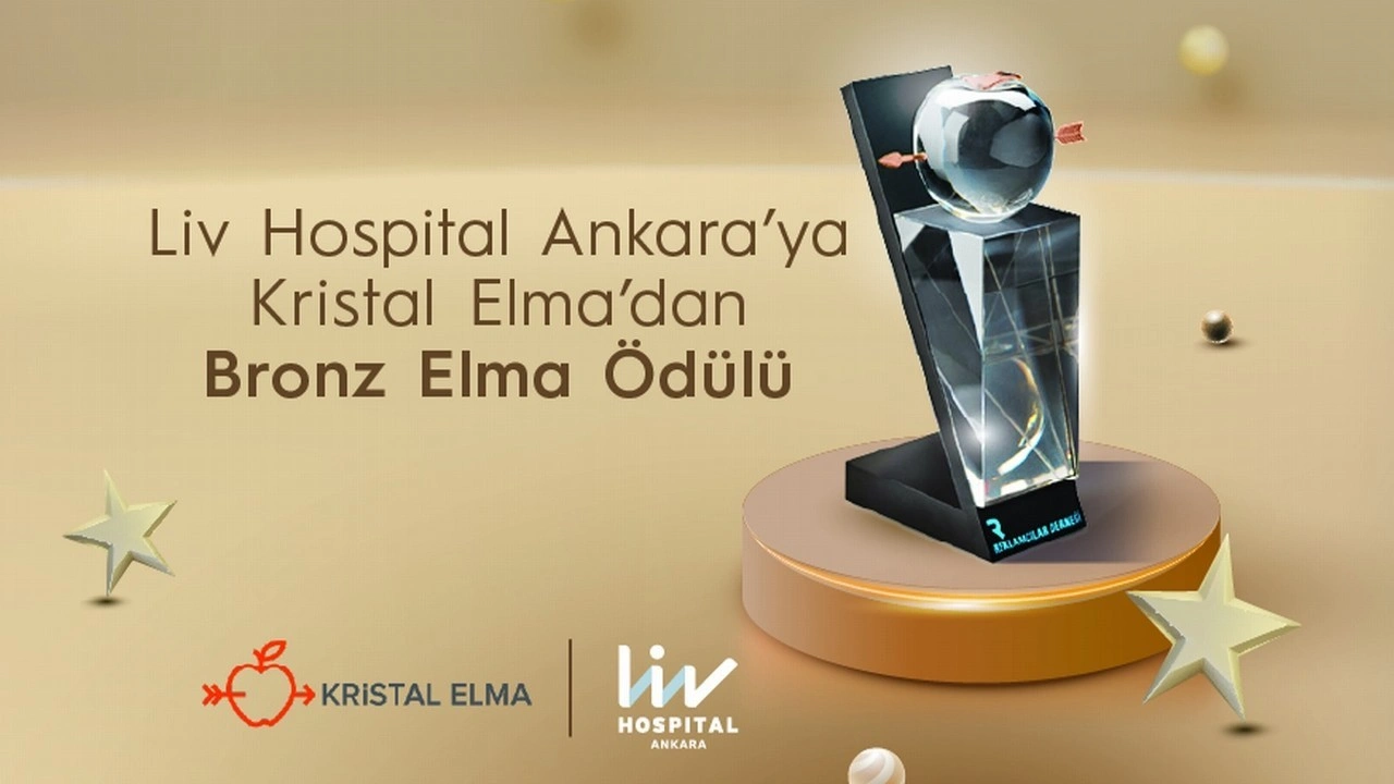 Liv Hospital Ankara’ya Kristal Elma’dan bronz elma ödülü