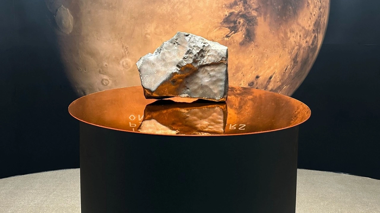 Mars'tan dünyaya düşen en büyük gök taşı 5,3 milyon dolara satıldı
