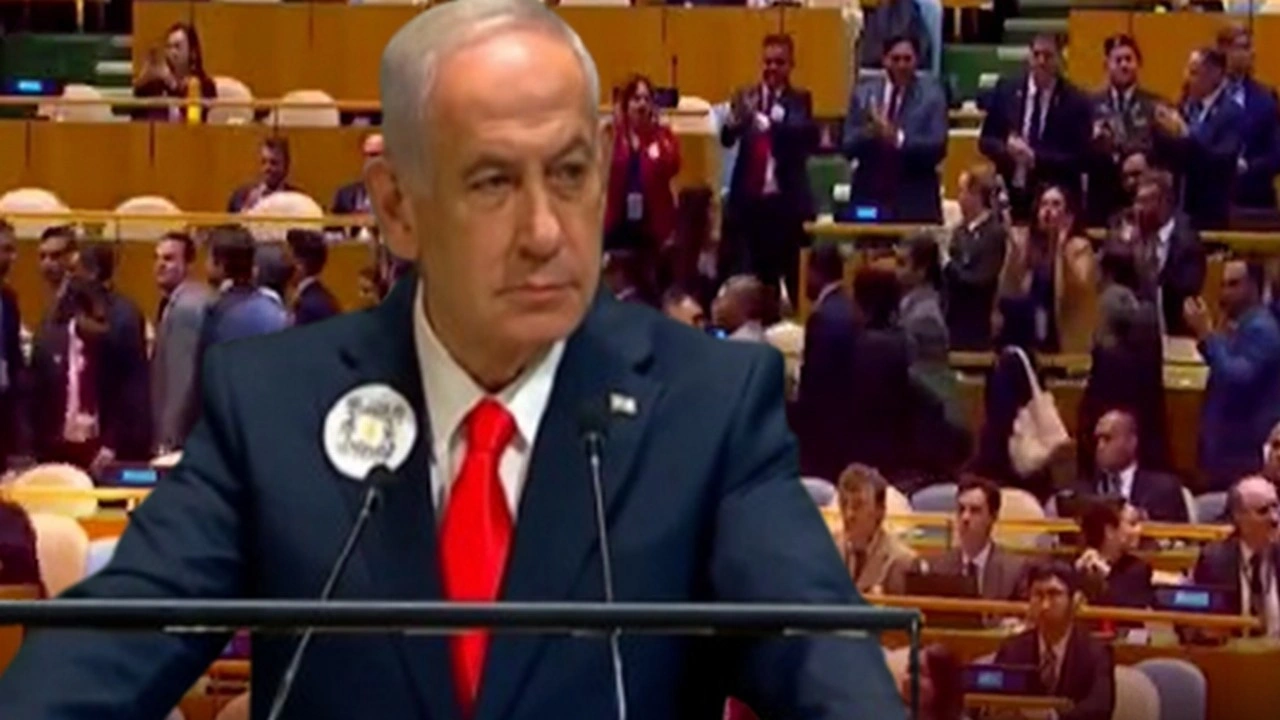 Netanyahu'ya BM'de şok protesto