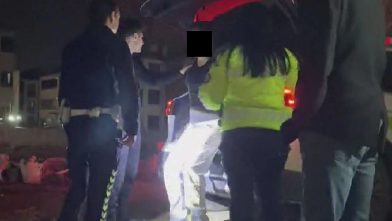 Polisten kaçan sürücü, 10 kilometrelik takiple yakalandı