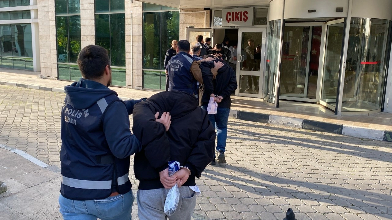 Samsun merkezli 5 ilde nitelikli dolandırıcılığa 9 gözaltı