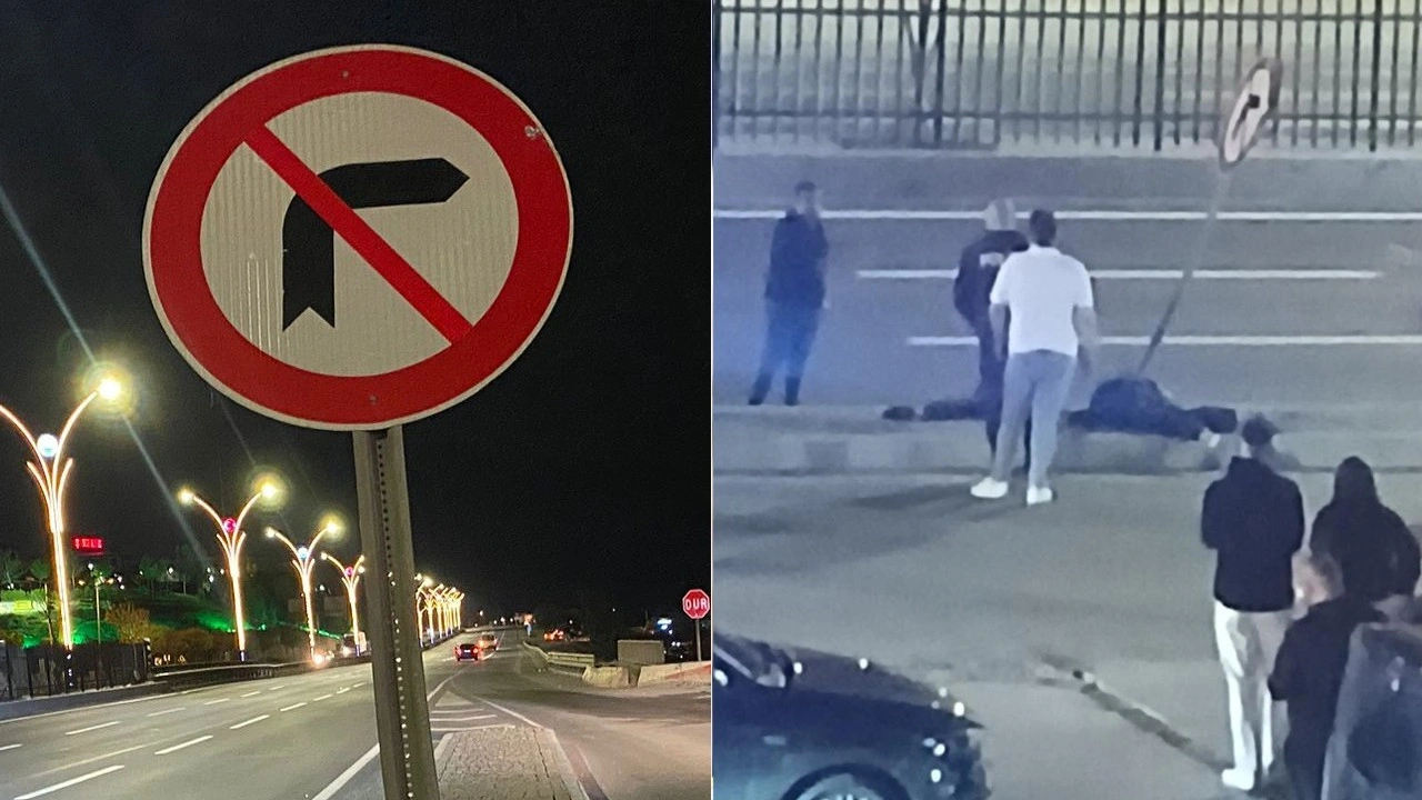 Trafik levhasına çarpan motosikletteki 2 kişi hayatını kaybetti