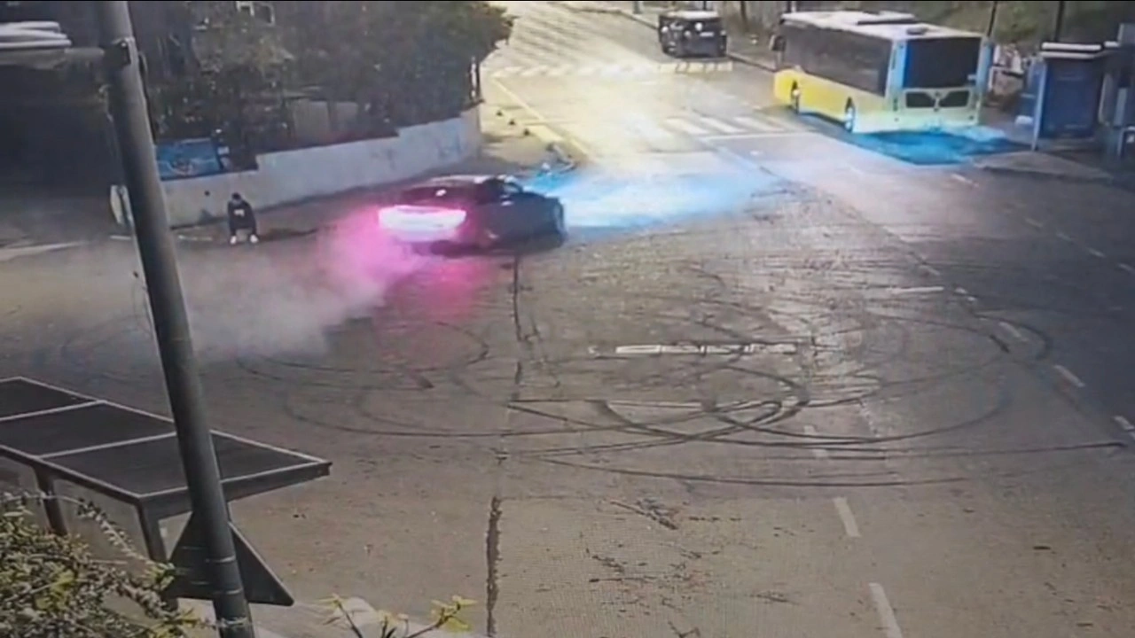 Üsküdar’da drift atan kadın sürücüye 47 bin lira ceza