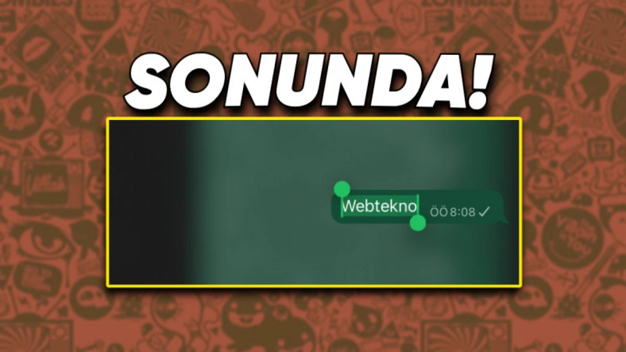 WhatsApp'a Mesajların Belli Kısımlarını Kopyalama Özelliği Geldi