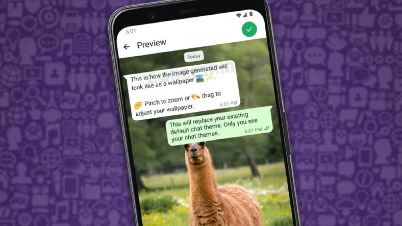 WhatsApp'a Yapay Zekâyla Duvar Kâğıdı Oluşturma Geliyor!