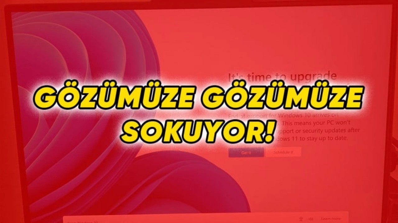 Windows 10'da Tam Ekran Windows 11 Reklamı!