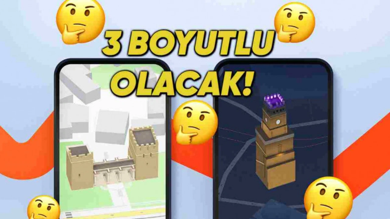 Yandex Map Türkiye'deki Ünlü Yapıları 3 Boyutlu Gösteriyor