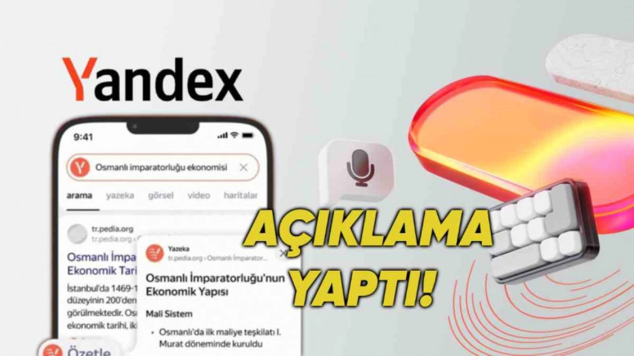 Yandex Türkiye'den “Yazeka” Açıklaması Geldi