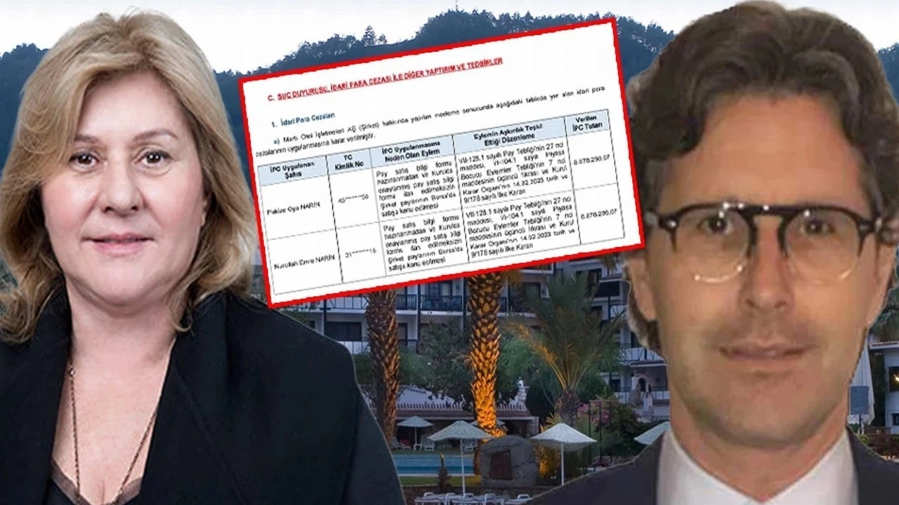 Yönetim Kurulu Başkanı Oya Narin'e 8 milyonluk ceza