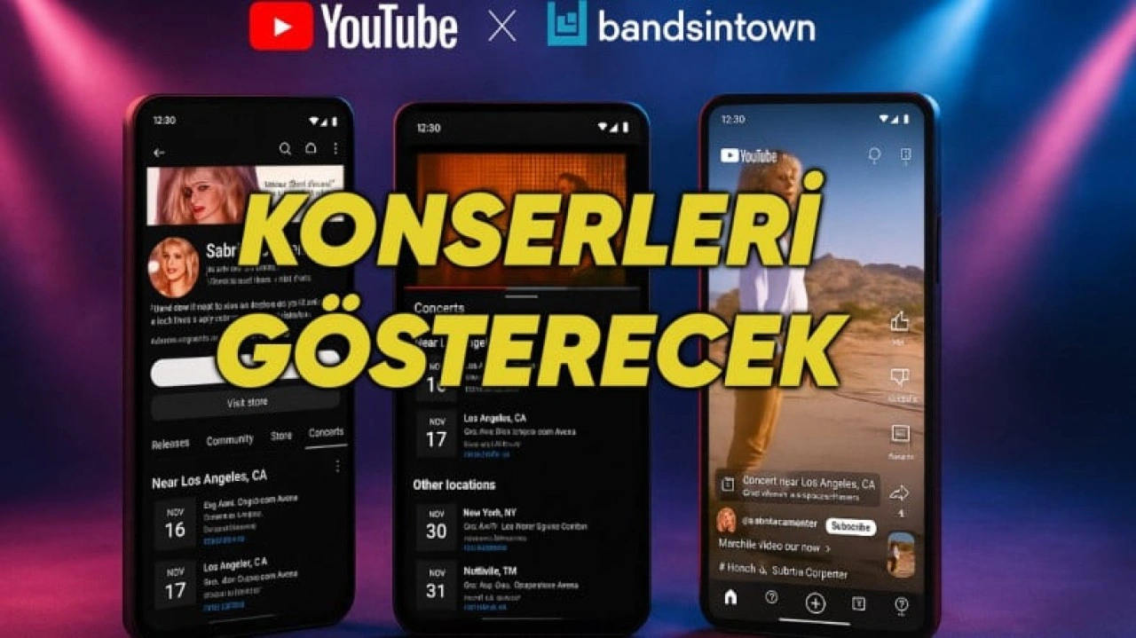 YouTube Yakınınızdaki Konserleri Göstermeye Başlayacak