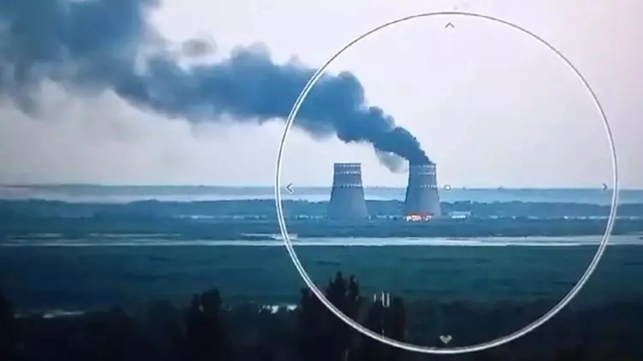 Zaporijya nükleer santrali yakınında patlama yaşandı