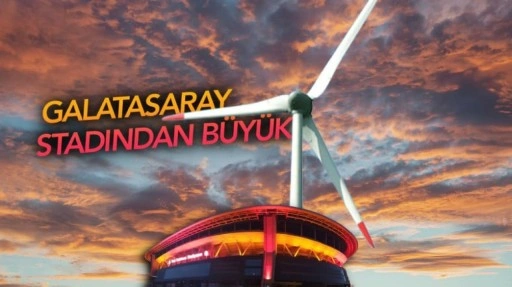 3 Futbol Sahası Genişliğinde: Çin Dev Rüzgâr Türbinini Kurdu