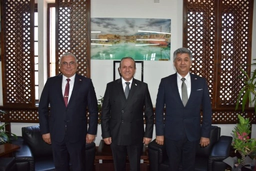 Ataoğlu, Karaca ve Balaban'ı kabul etti