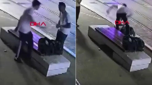 Bankta oturan kişiyi dövüp, parasını gasp ettiler!