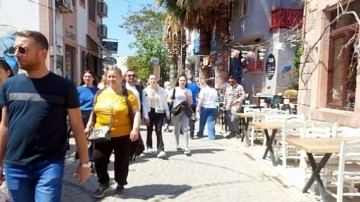 Bayramda Cunda Adası'na tatilci akını