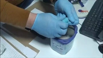 Bebek mamasının içinden uyuşturucu çıktı: