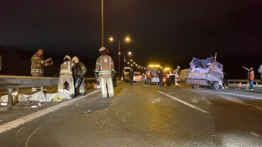Beykoz'da sabah saatlerinde korkutan kaza