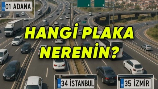 Bu Nerenin Plakası? Diyenlere: Türkiye Plaka Kodları Listesi