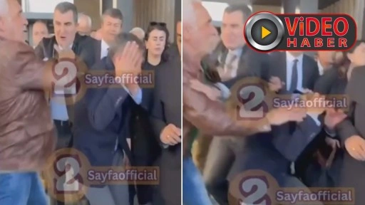 CHP lideri Özgür Özel'e cenaze çıkışı saldırı!