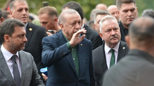 Cumhurbaşkanı Erdoğan, cuma namazını memleketinde kıldı