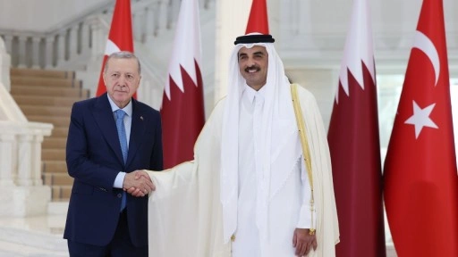 Cumhurbaşkanı Erdoğan, Katar Emiri Al Sani ile görüştü