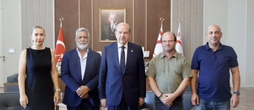 Cumhurbaşkanı Tatar, Kıbrıs Türk Taşınmaz Mal Değerlendirme Uzmanları Derneği’ni kabul etti