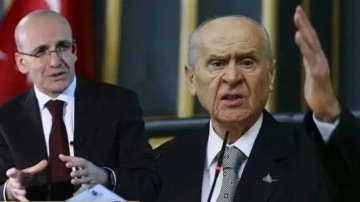 Devlet Bahçeli'den Bakan Mehmet Şimşek'e sert tepki!