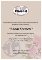 DİMED’in “Bahar Kermesi” 25 Nisan’da&#8230;