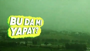 Dubai'de Gökyüzü Neden Yeşil Oldu?