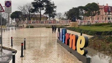 Edirne'de sağanak yağış etkili oldu