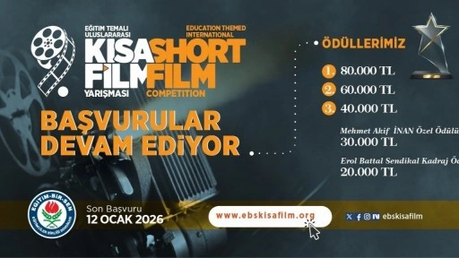 Eğitim temalı 9&rsquo;uncu Uluslararası Kısa Film Yarışması'na başvurular devam ediyor