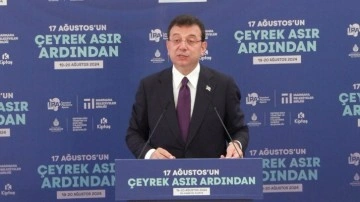 Ekrem İmamoğlu: "Marmara’da konuştuğumuz deprem Türkiye’nin depremidir"