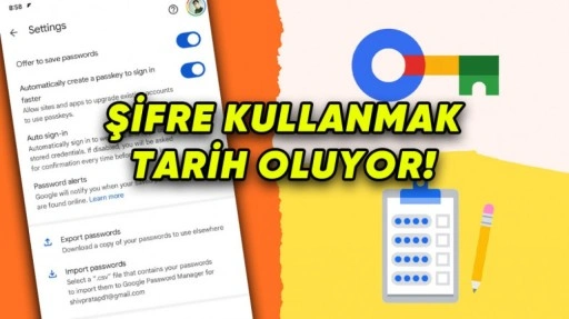 Google Parola Yöneticisi'ne Efsane Yenilik