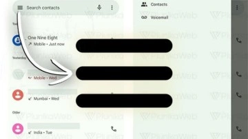 Google Telefon Uygulamasında Arayüz Değişiyor