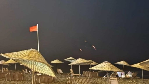 İran'dan İsrail'e fırlatılan füzeler Hatay semalarından görüldü